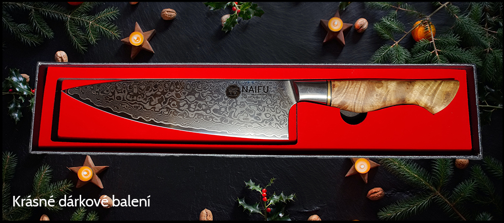 Krásné dárkové balení nožů NAIFU MASTER