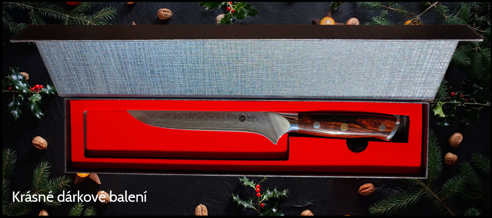 Krásné dárkové balení vykosťovacího nože NAIFU