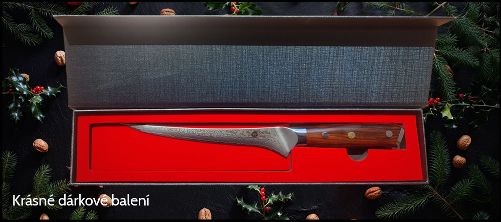 Krásné dárkové balení filetovacího nože NAIFU