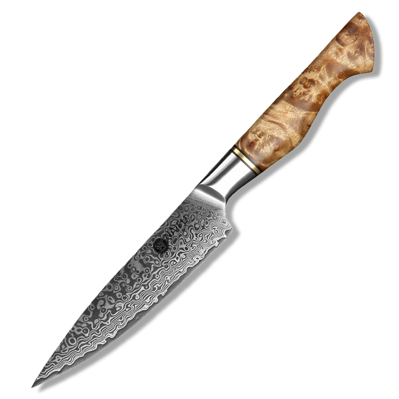 Univerzální nůž z damaškové oceli NAIFU řady MASTER 5" o celkové délce 25,8 cm