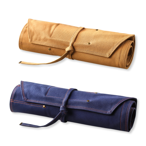 Elegantní rolovací pouzdro na kuchařské nože - Barva: Modrá