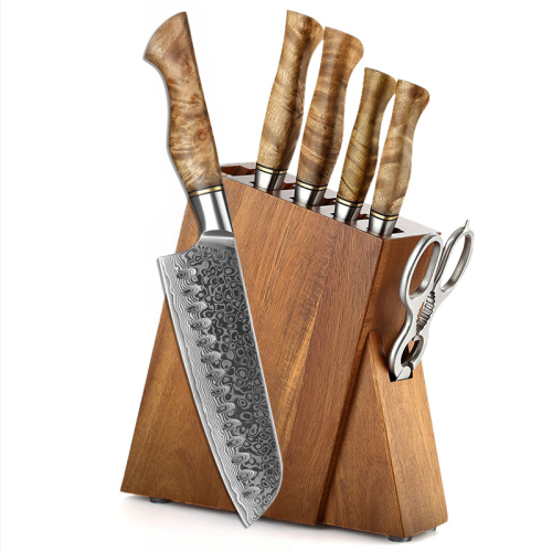 Sada pěti nožů MASTER se stojanem a nůžkami