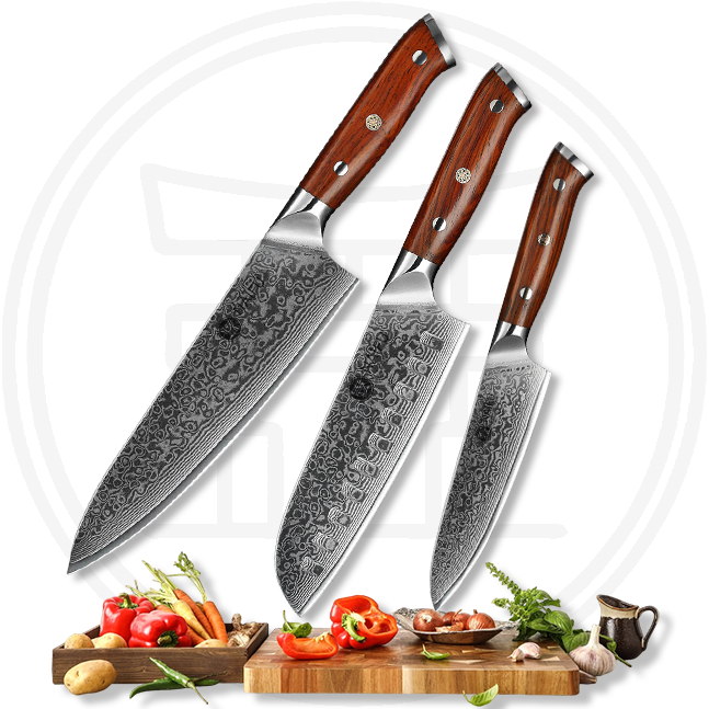 Špičkové damaškové nože