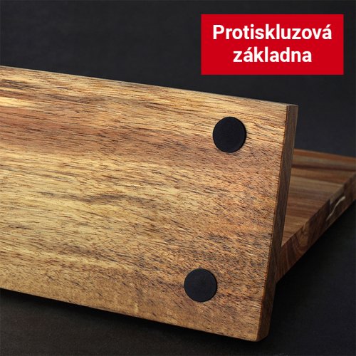 Magnetický stojan na nože o šířce 28,5 cm