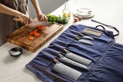 Elegantní rolovací pouzdro na kuchařské nože