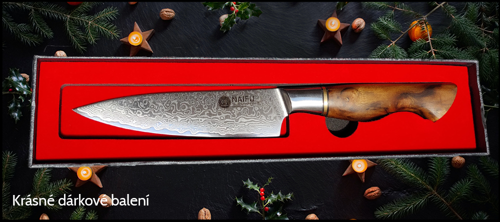 Krásné dárkové balení univerzálního nože NAIFU MASTER 5"