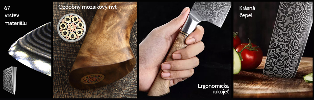 Přednosti nožů značky NAIFU